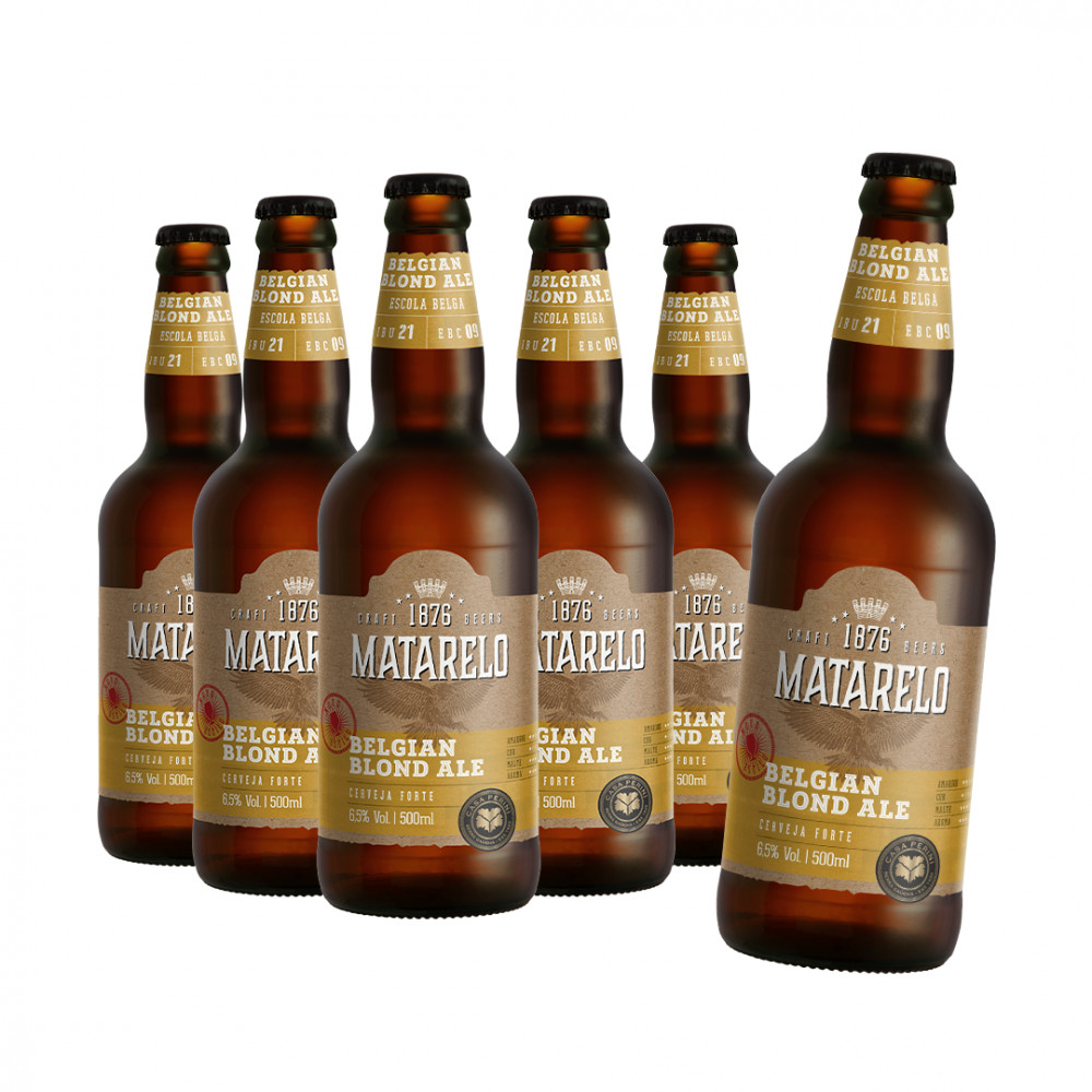Compre 5 Leve 6: Cerveja Matarelo Belgian Blond Ale 500ml