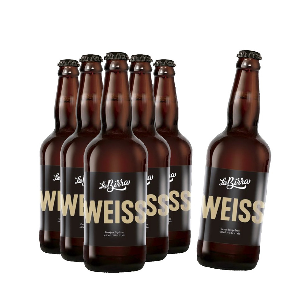 Compre 5 leve 6: Cerveja La Birra Weiss 500ml