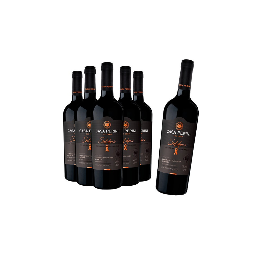 Compre 5 Leve 6: Vinho Casa Perini Solidário 750ml